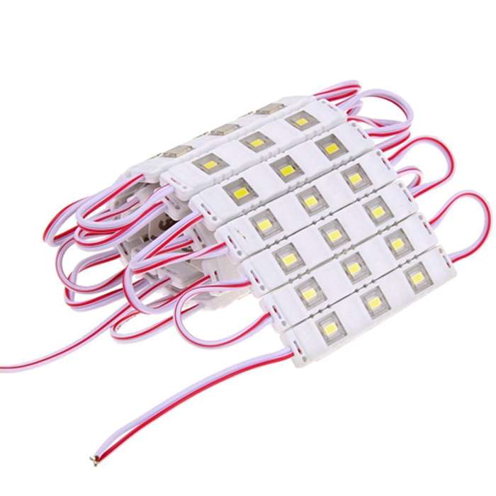 3Led Module Strips 12V Waterproof 5730 Led Modules,20 Modules on 1 strip( White) / Stock from 6 Pcs