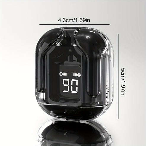 Wireless Earbuds 40 Hours Playback Wireless Digital Display Charging Case IPX4 Waterproof Earbuds