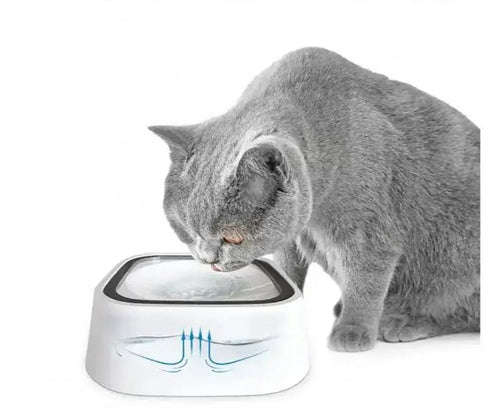 Non-spill bowl with a floating disk for dogs and cats Magic Bowl 1.5L