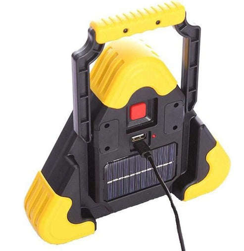 Rechargeable Solar Powered Emergency Work COB Light