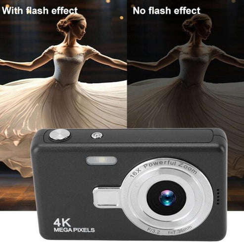Digital Camera HD 1080P 48MP 16X Zoom Anti Shake 2.7K