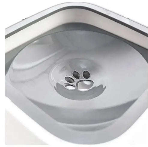 Non-spill bowl with a floating disk for dogs and cats Magic Bowl 1.5L
