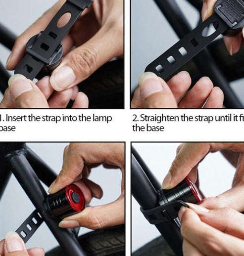 1pc AB-ZX04 Bicycle Taillight And Front Light 250Mah