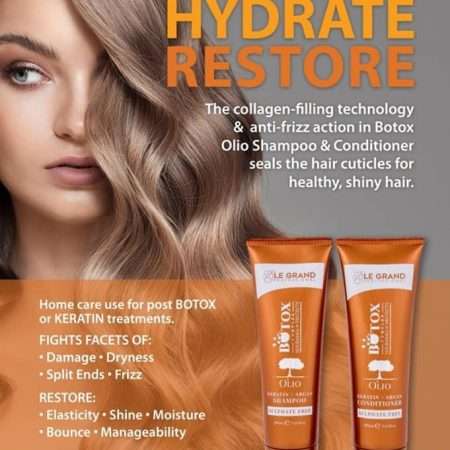 Le Grand Botox Olio Argan Shampoo & Conditioner - 280ml