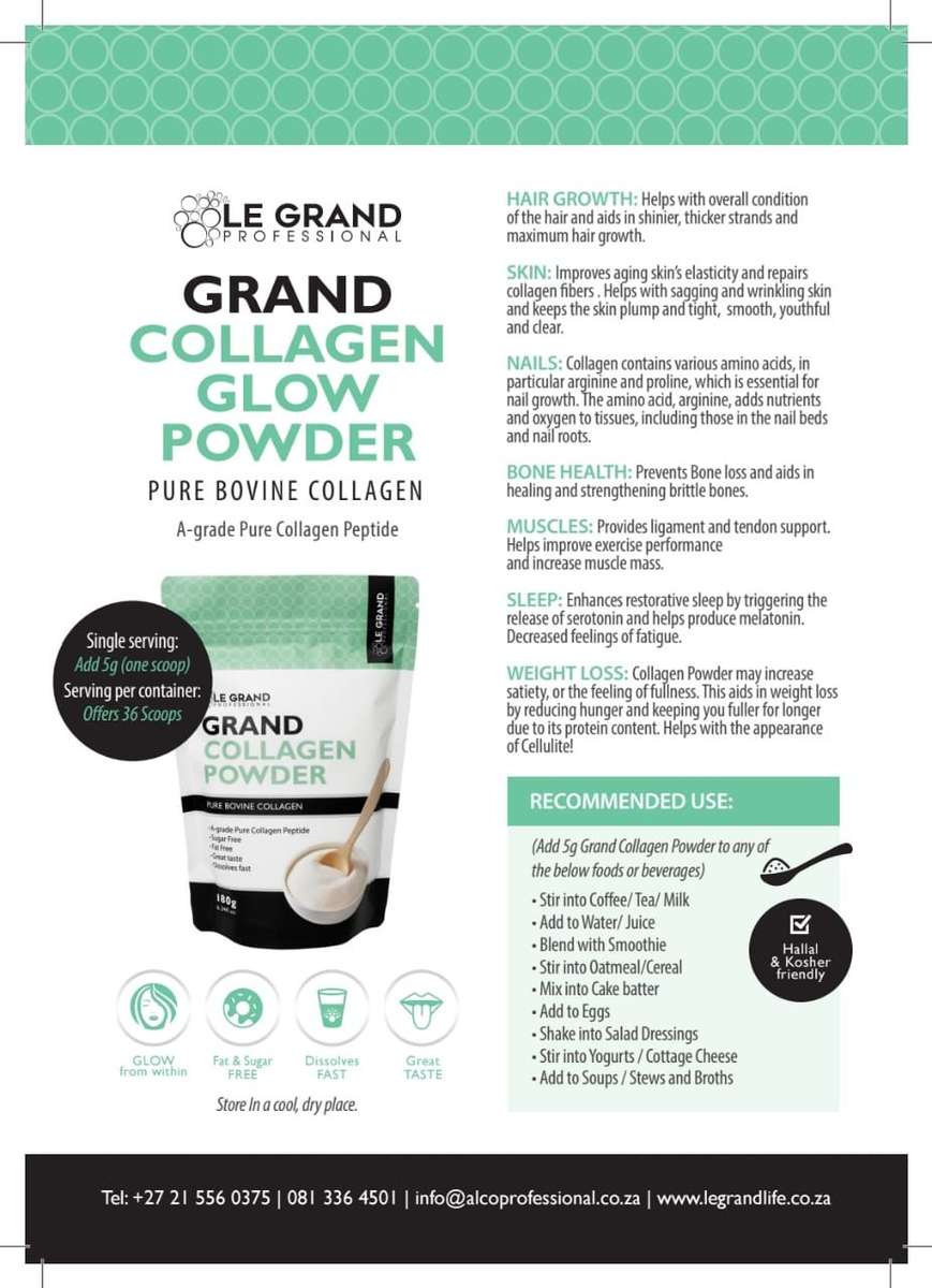 Le Grand PURE Collagen Bovine Powder - 180g