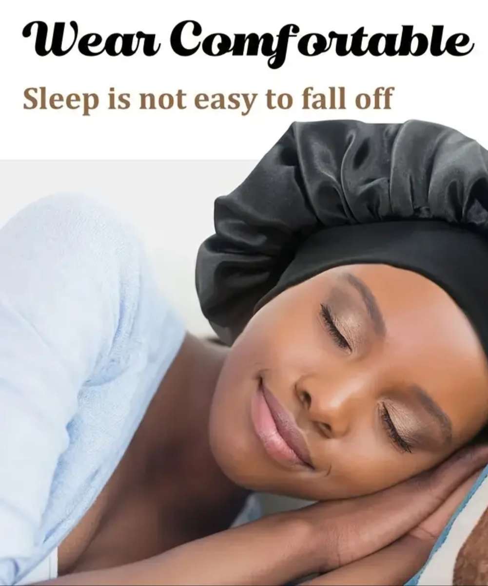 Women's Day/Night Satin Bonnet Sleep Cap
