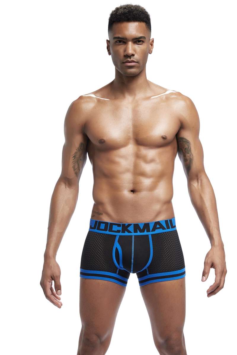Jockmail Mesh Boxer Black