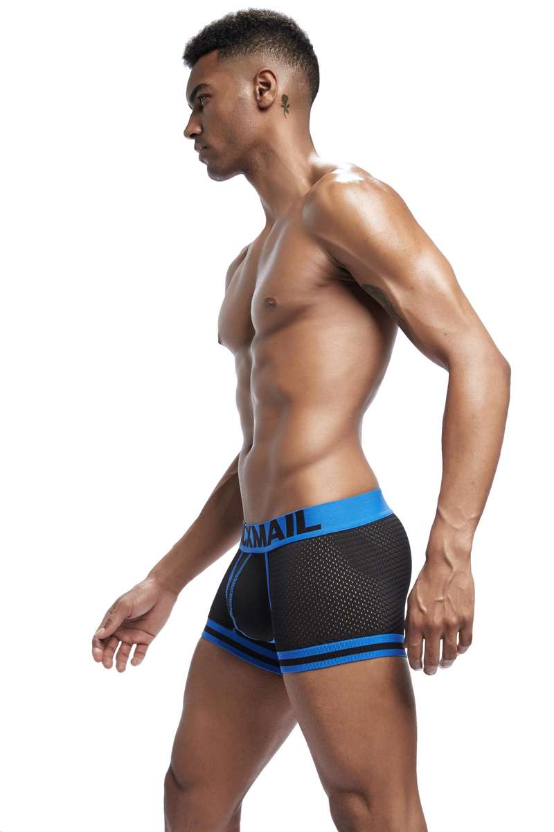 Jockmail Mesh Boxer Black