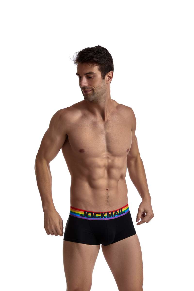 Jockmail Rainbow band Boxer - Black