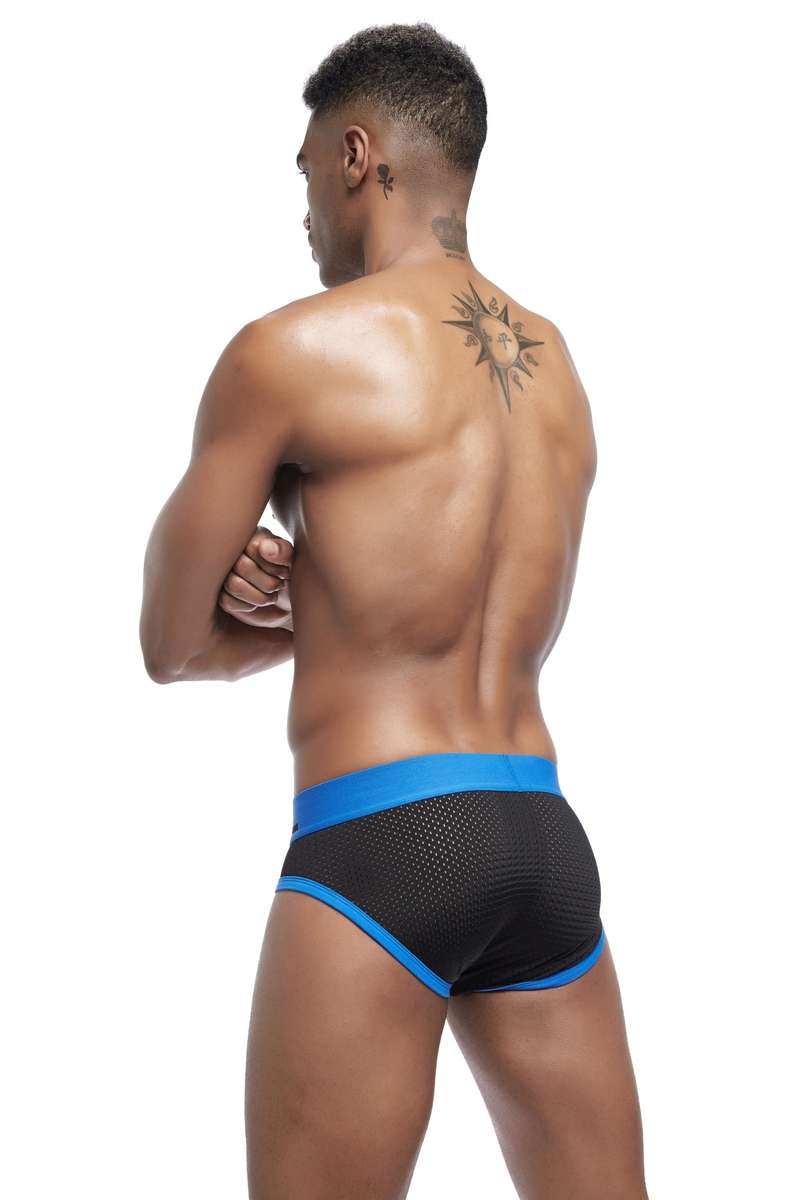 Jockmail Brief Black/Blue