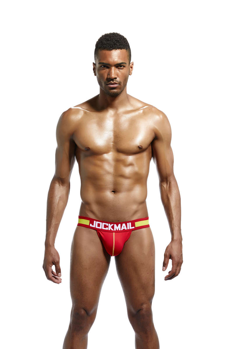 Jockmail Jockstrap Red/Yellow