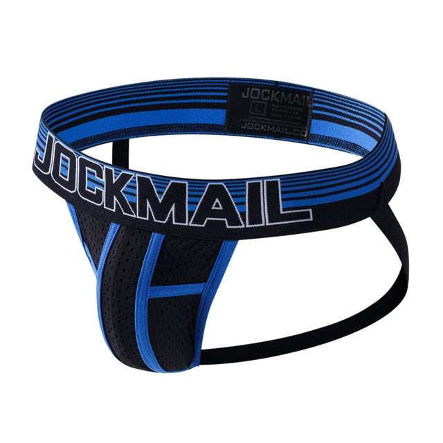 Jockmail Mesh Jockstrap Blue