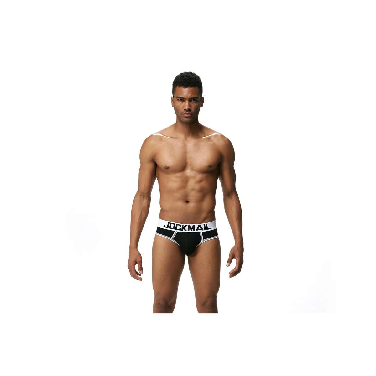 Jockmail Black Briefs