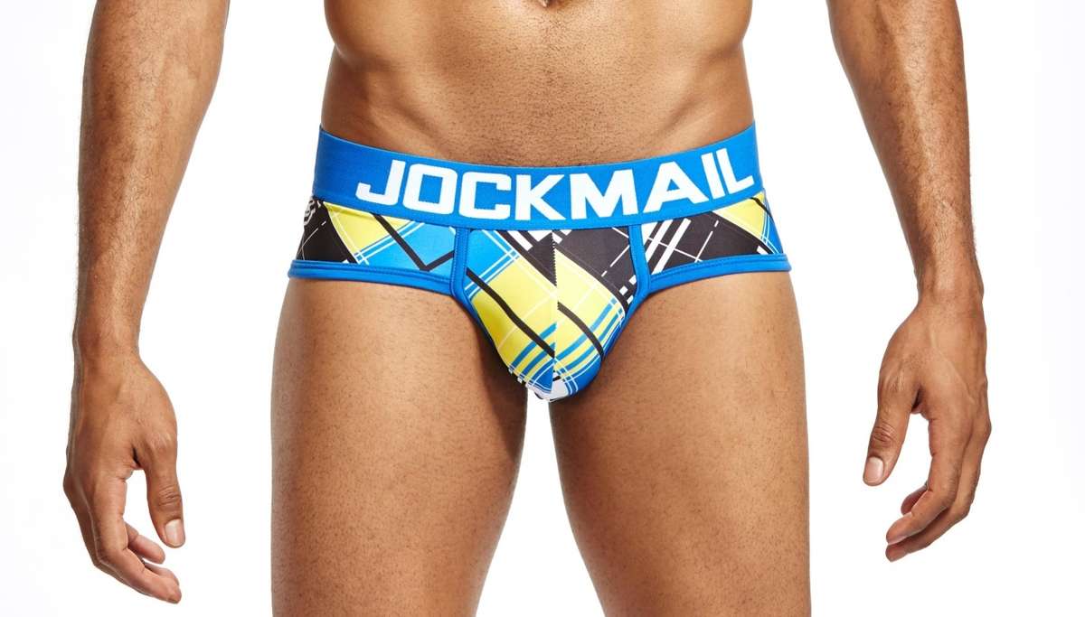 Jockmail Blue Check Print