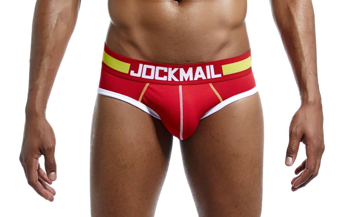 Jockmail Red and Yellow Briefs