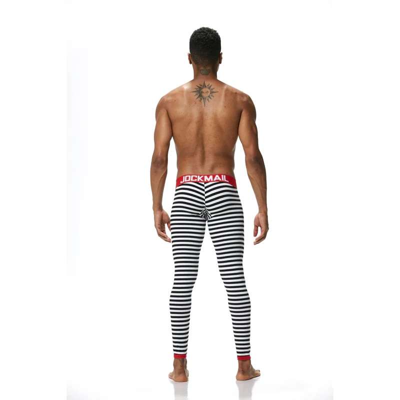 Striped Longjohn Black and White