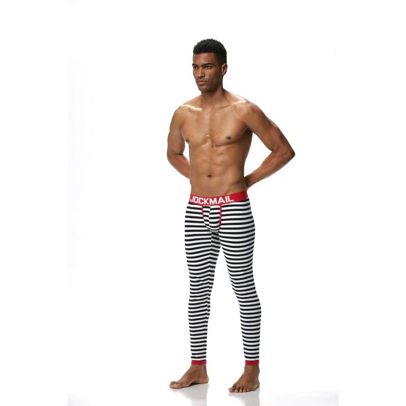 Striped Longjohn Black and White