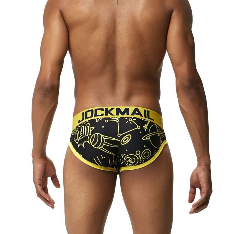 Jockmail Black Space Briefs