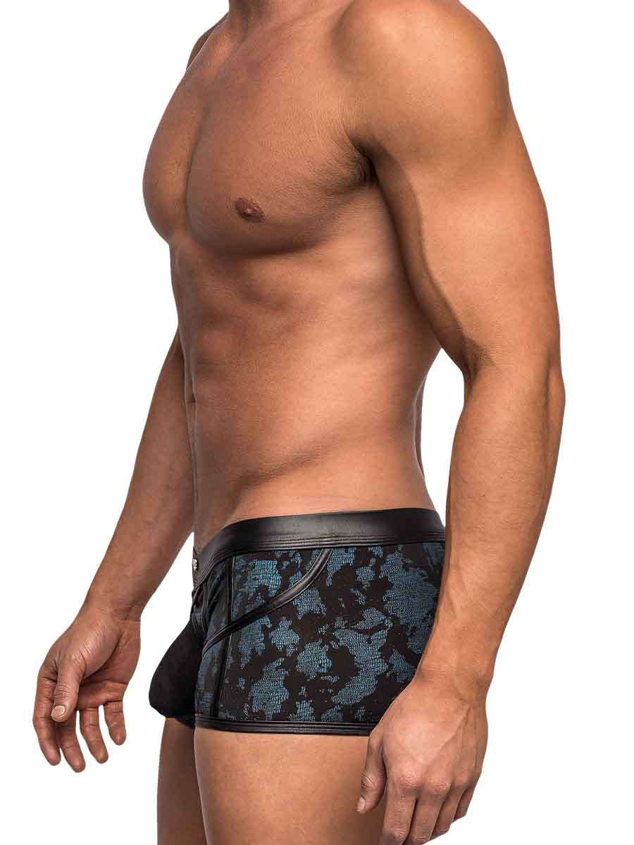Strapped & Bound Short - Blue/black