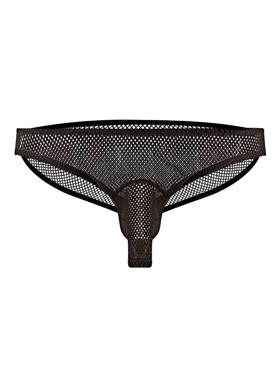 Stretch Net Cock-a-Too Bikini - Black