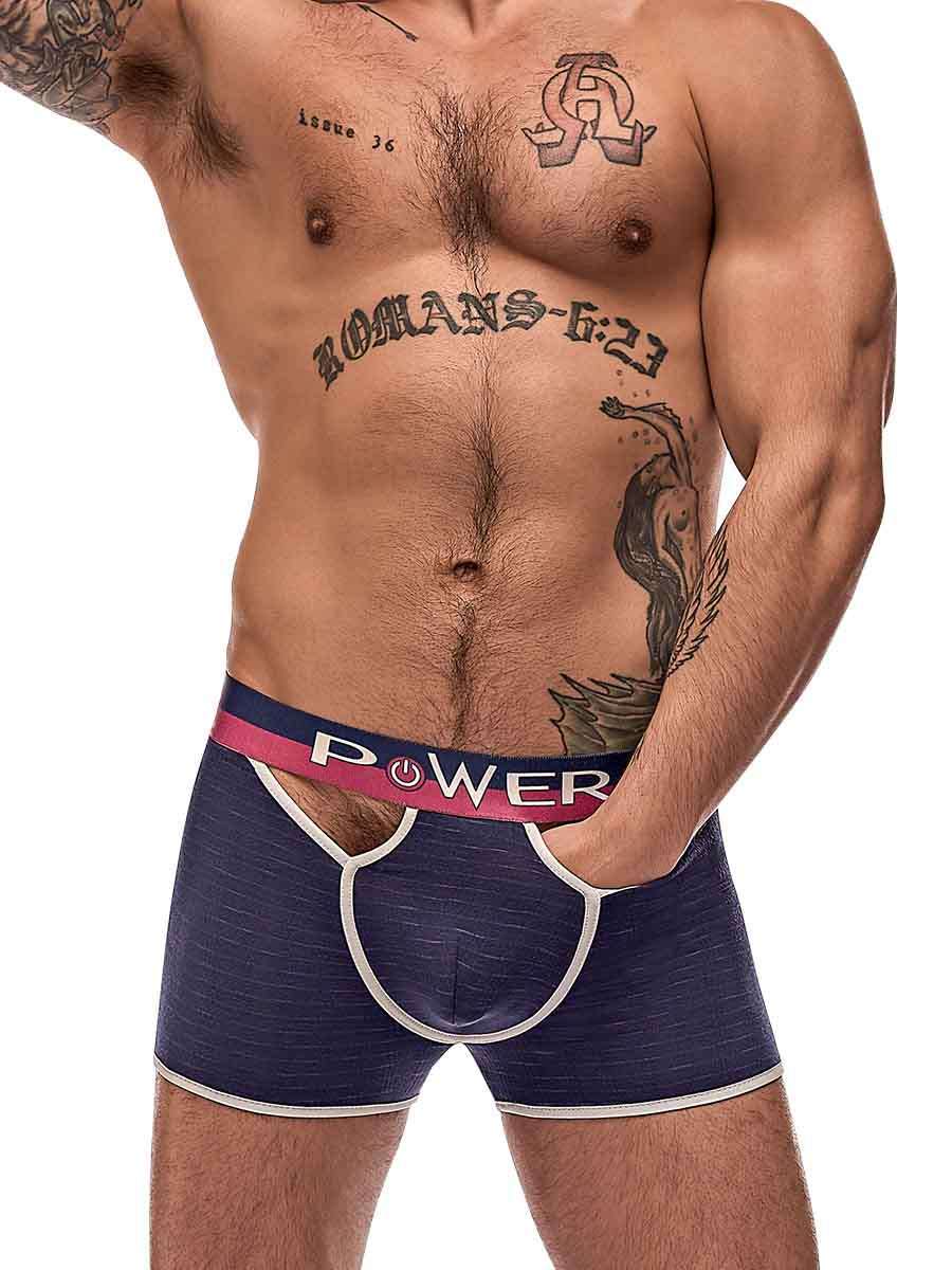 French Terry Cutout Short - Navy