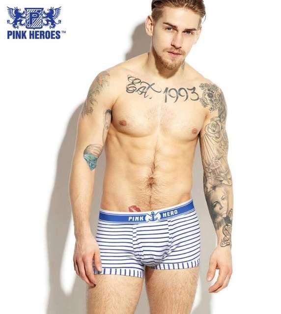 Pink Hero Anchor Sailor Stripe