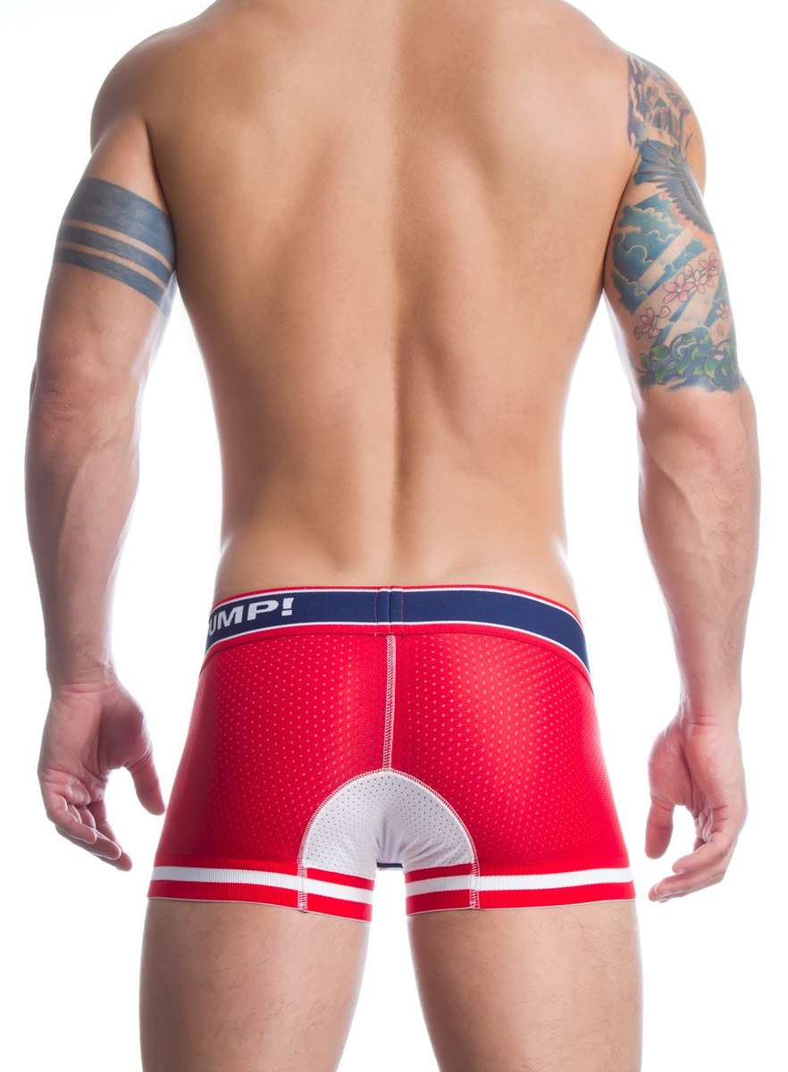 Pump Boxer Fever White / Red Mesh