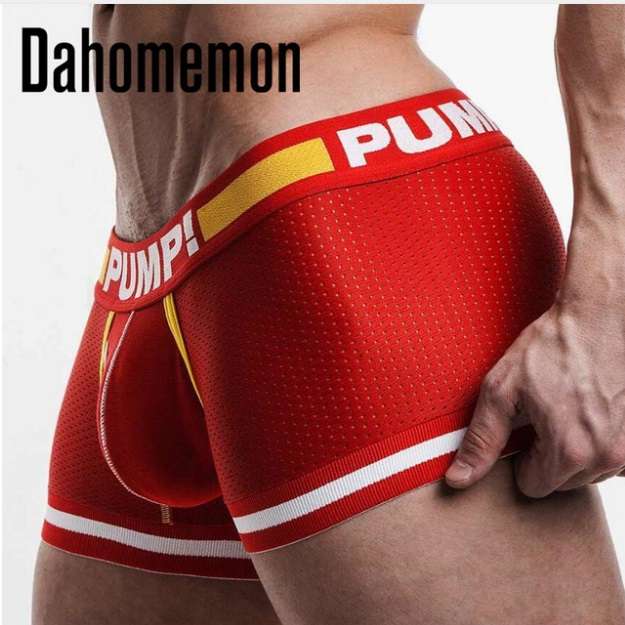 Pump Hollow Mesh Boxers Red