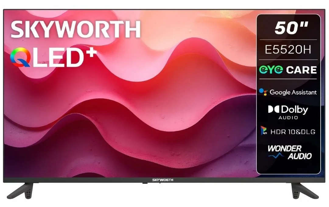 Skyworth 50E5520H Skyworth 50 Inch FHD QLED Google TV