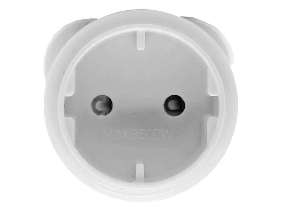 Locally Sourced EUR-SCH 2-Pin Schuko to 16A 3-Pin Adaptor