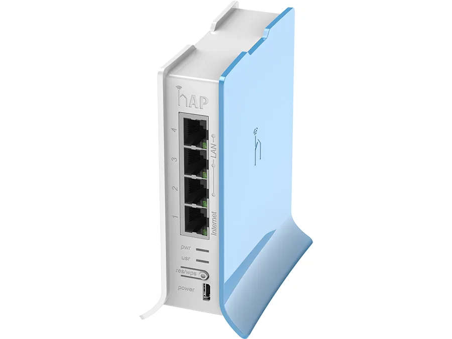 MikroTik RB-HAPLTC MikroTik hAP Lite Tower 4 Port Ethernet 300Mbps WiFi 4 Router