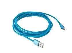 Whizzy WZUSMC25BLUE Whizzy Blue Extra Long Micro USB Charge And Data