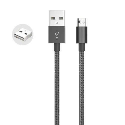 Whizzy WZUSMCRBLACK Whizzy Black Reversible Micro USB Charge And Data