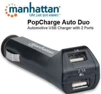Manhattan 101721 Manhattan PopCharge Auto Duo