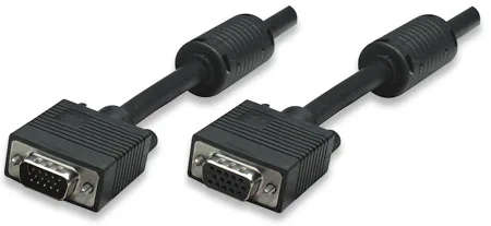 Manhattan 373685 Manhattan Black SVGA 7.5m Extension Cable