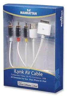 Manhattan 393713 Manhattan ilynk AV Cable Composite Video Cable 3
