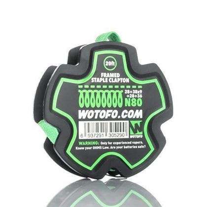 Wotofo Framed Staple Clapton Wire 20 feet/spool (28GA+38GAx9+28GA) - 26.2200 0.20kg