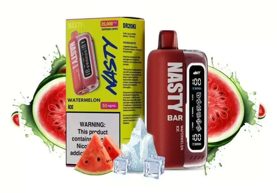 Nasty 20000 Puffs Disposable Vape | Watermelon Ice | 50mg