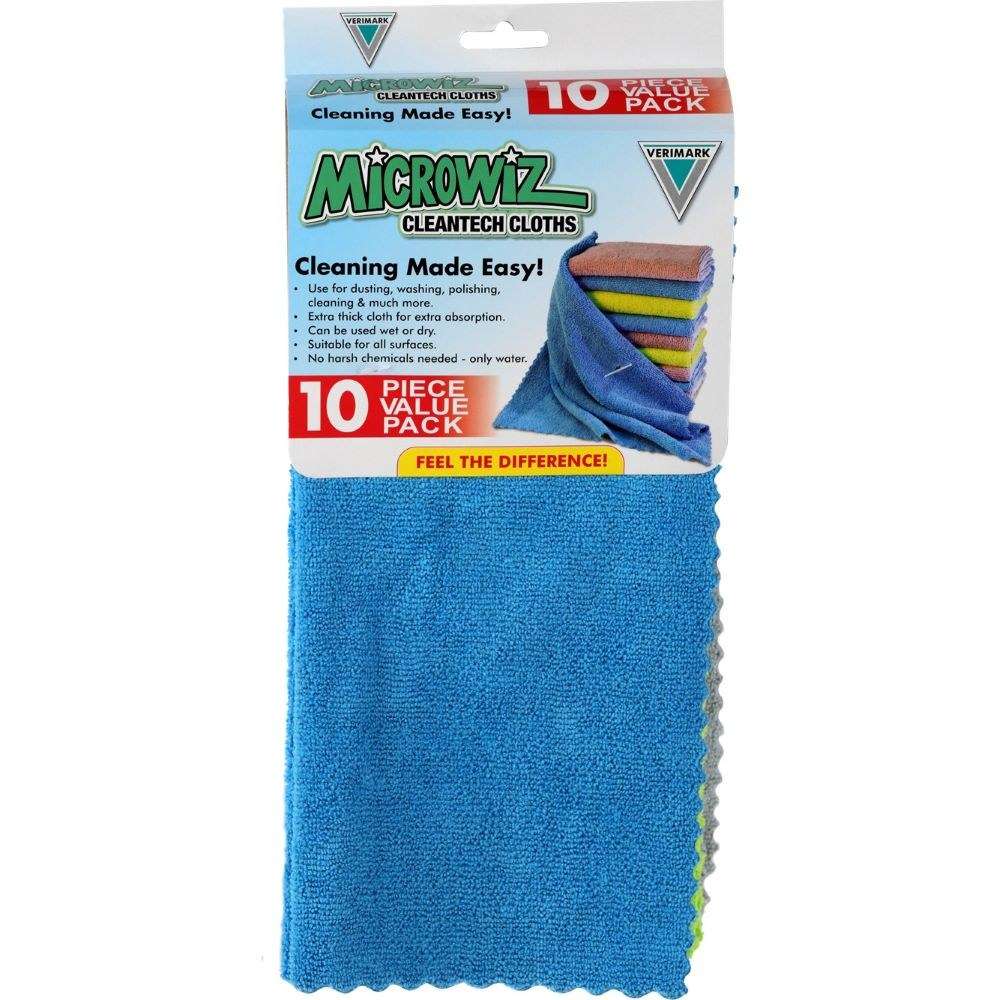 Microwiz Cleantech Cloths | Microfibre Cleaning Cloths