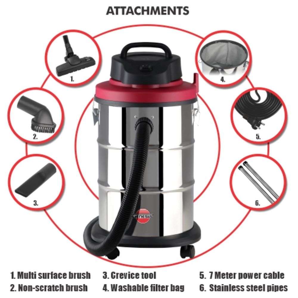 DEMO | Genesis Duravac Pro 21L | Wet &amp; Dry Vacuum Cleaner