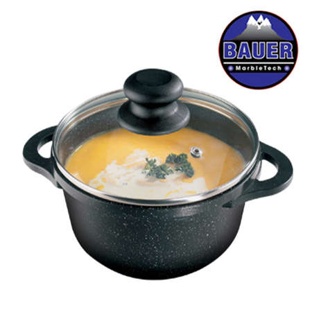 Bauer Marbletech 18cm Casserole | Non-Stick Pot