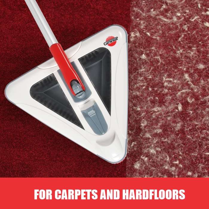 Genesis Cordless Sweeper Tri-brush II | Electric Broom