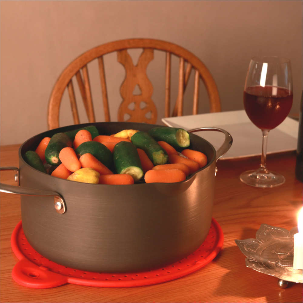 DEMO | Bauer Kitchen Guard | Silicone Lid | Splatter Screen | Pot Strainer | Steamer