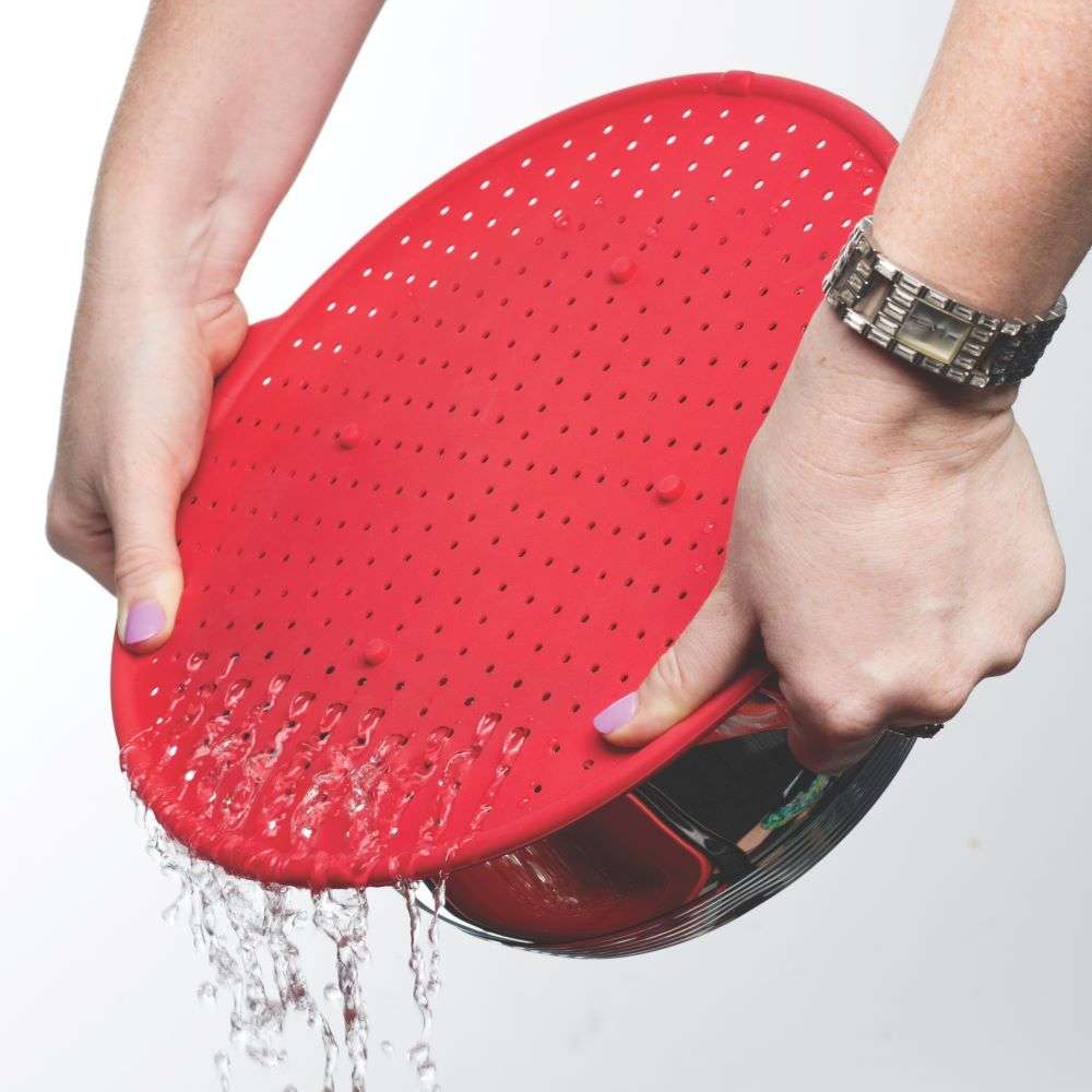 DEMO | Bauer Kitchen Guard | Silicone Lid | Splatter Screen | Pot Strainer | Steamer