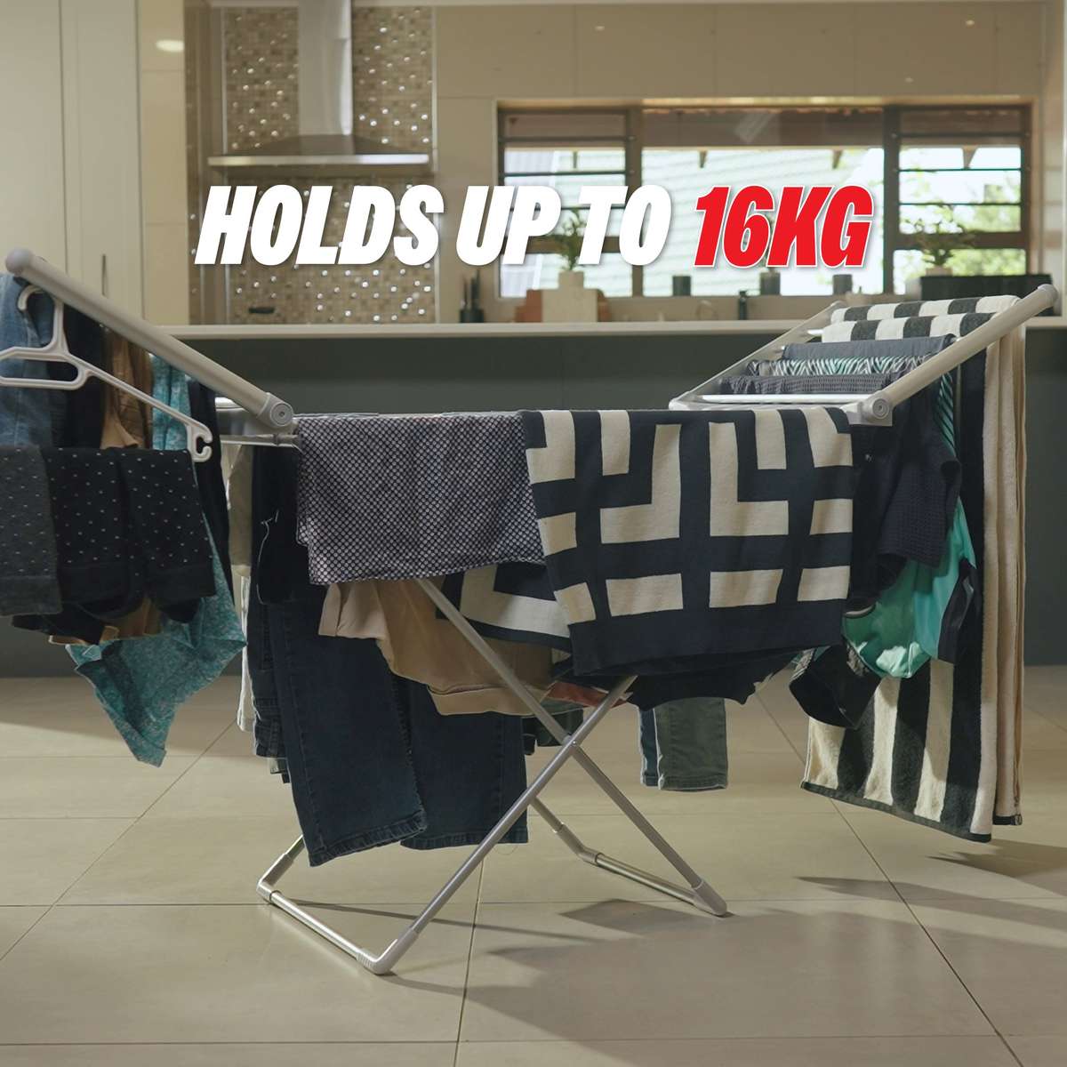 Genesis Heated Dryer | Electric Clothes Rack with Cover