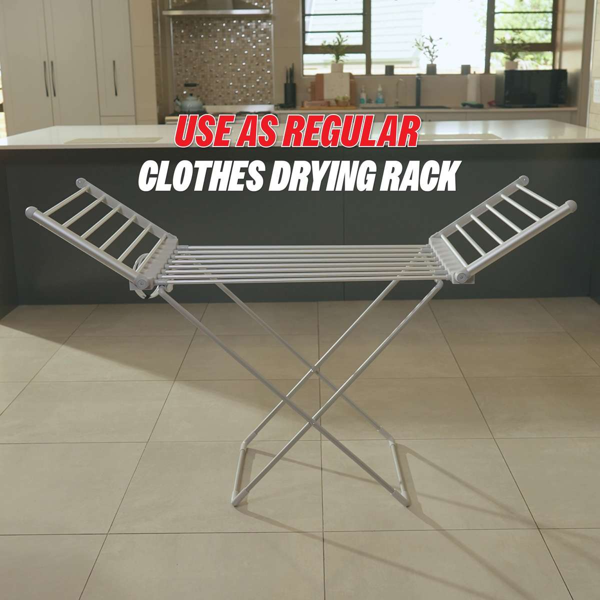 Genesis Heated Dryer | Electric Clothes Rack with Cover