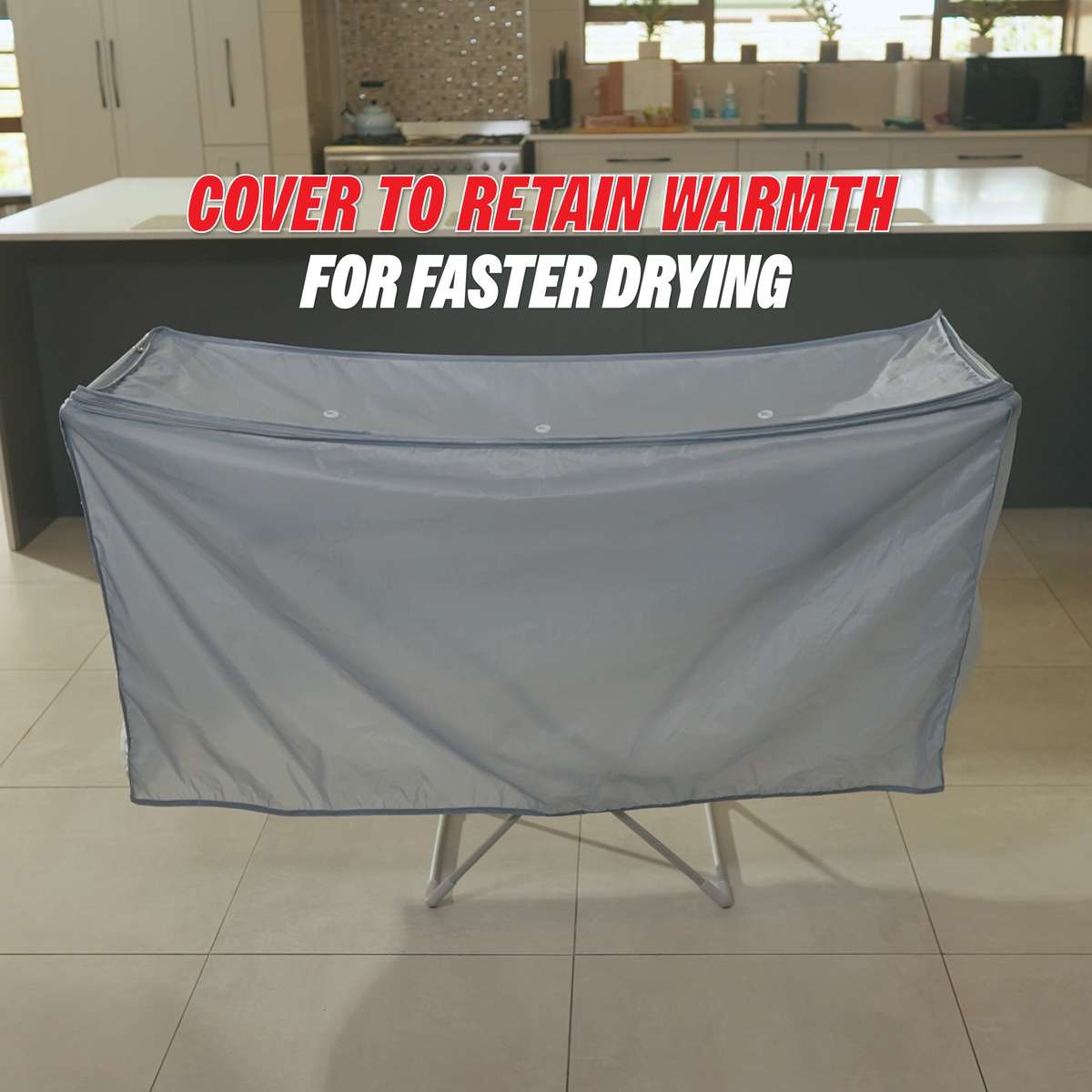 Genesis Heated Dryer | Electric Clothes Rack with Cover