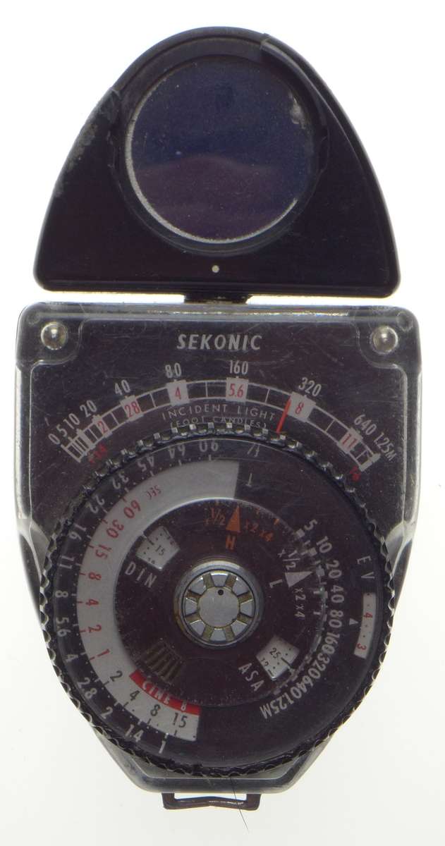Sekonic Studio Deluxe vintage light exposure meter cased working