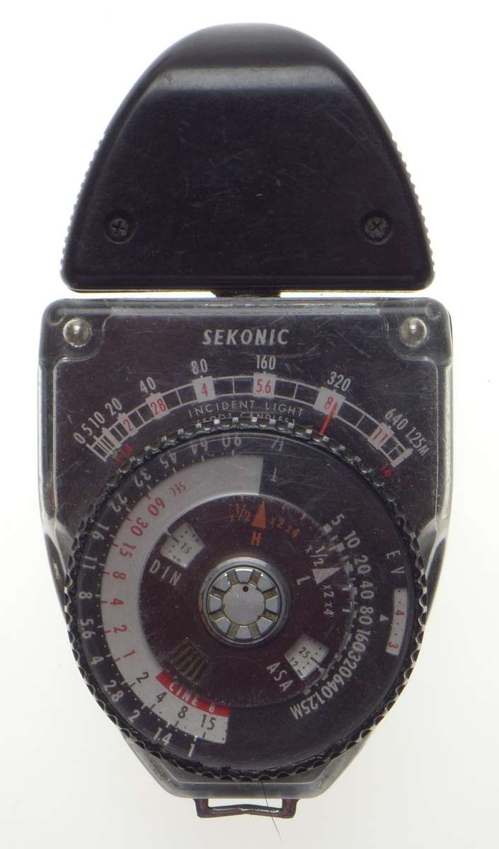 Sekonic Studio Deluxe vintage light exposure meter cased working