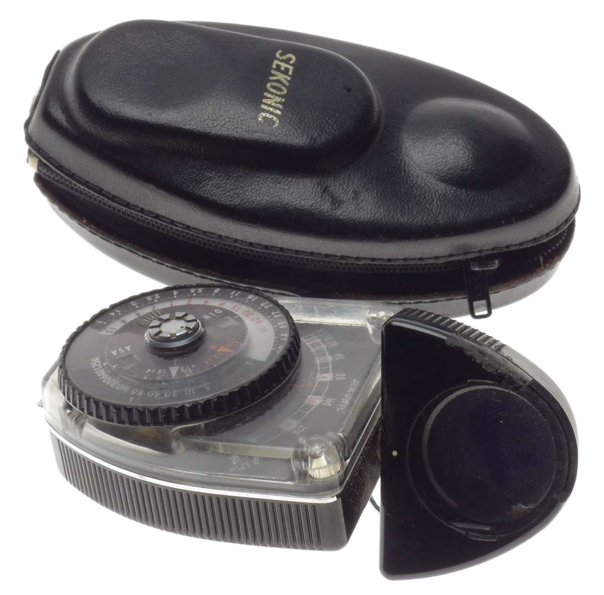 Sekonic Studio Deluxe vintage light exposure meter cased working